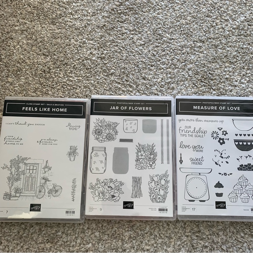 Stampin’ Up! Bundle of stamp sets. Used good condition.